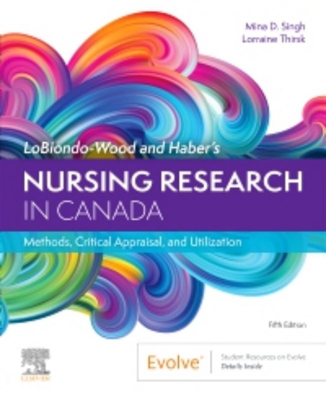 9780323778985 Nursing Research In Canada: Methods, Critical Appraisal, And