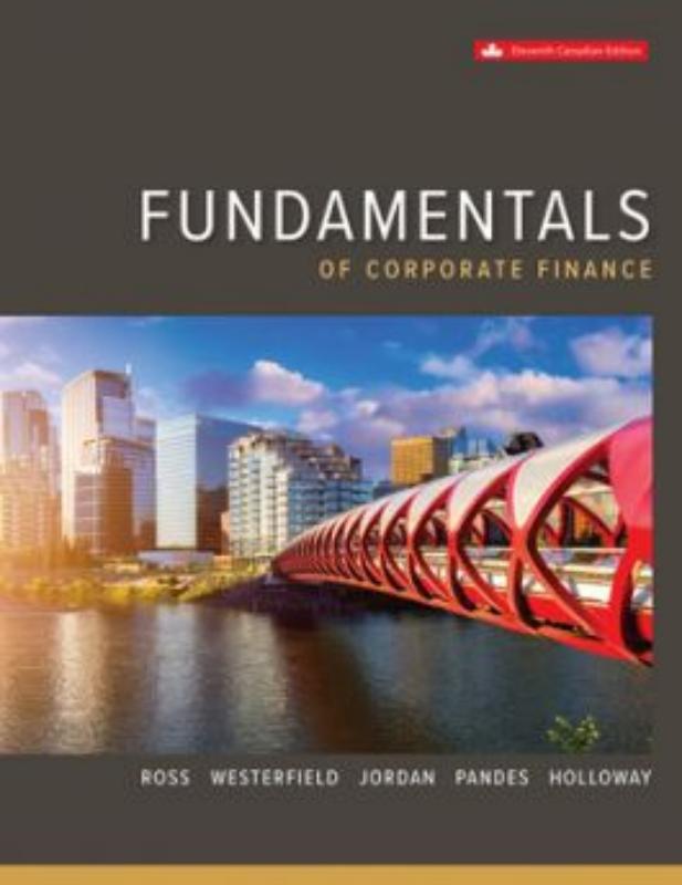 9781260881387 Fundamentals Of Corporate Finance