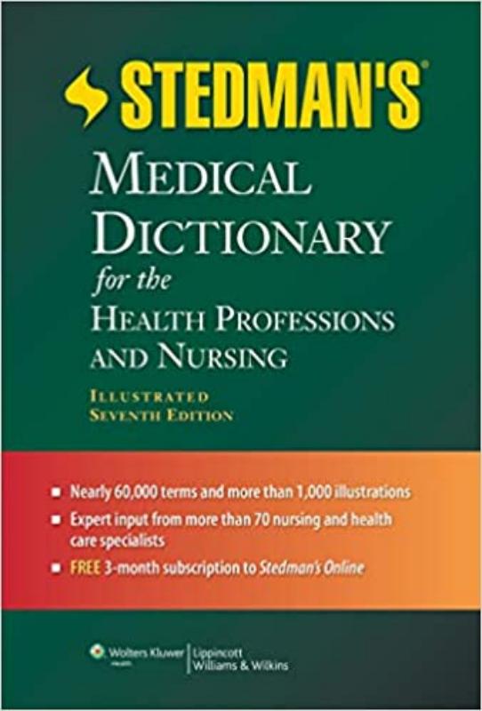 9781608316922 Medical Dictionary For Health (W/Cd&Bind-In Access)