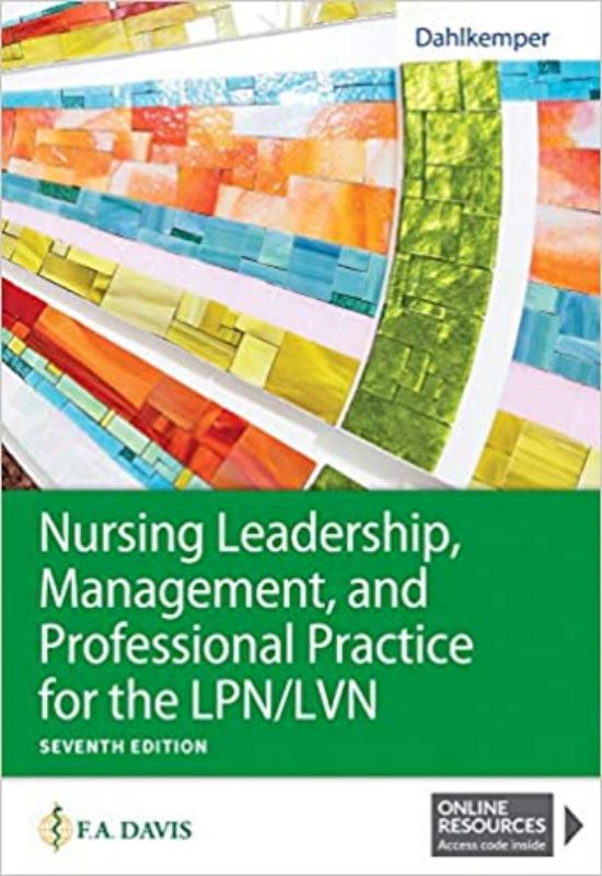 9781719641487 Nursing Leadership, Management, And Professional Practice Fo