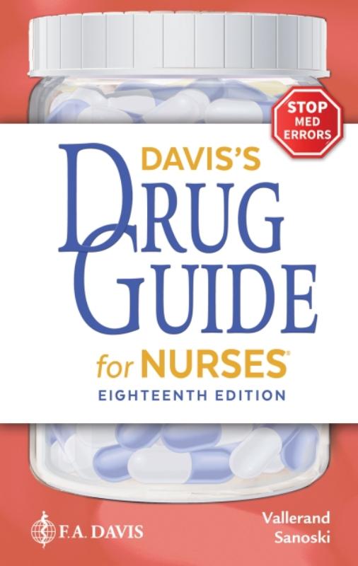 9781719646420 Davis's Canadian Drug Guide For Nurses