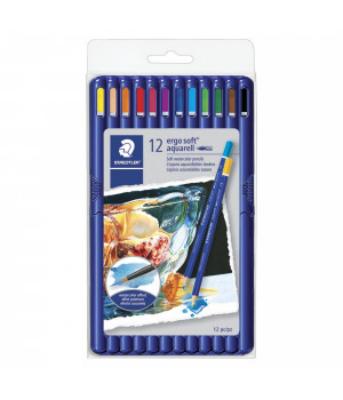 12 Ergo Soft Aquarell Watercolour Pencils