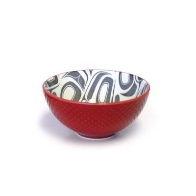 Porcelain Art Bowl - Transforming Eagle Medium