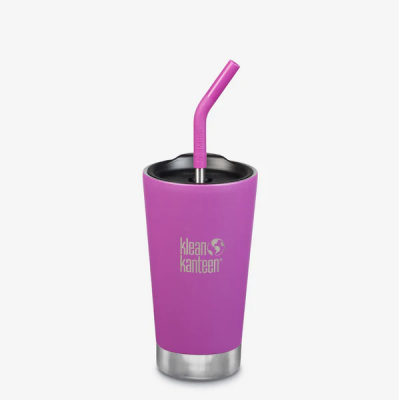 16Oz Insulated Tumbler /W Lid - Berry Bright