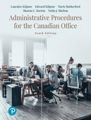 Administrative Procedures For The Canadian Office Plus Compa