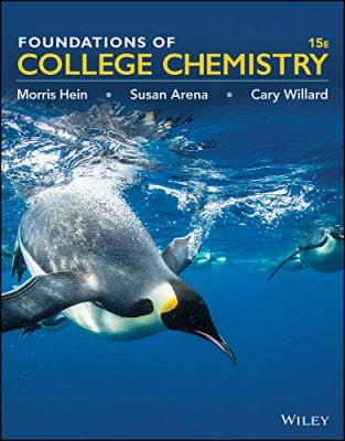Foundations Of College Chemistry (Llf)