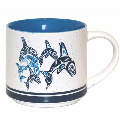 Ceramic Mug - Orca Family
